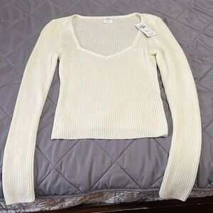 Hollister Slim Ribbed Sweater